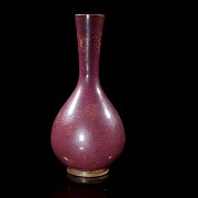 Flambé-glazed ceramic vase, Qing dynasty