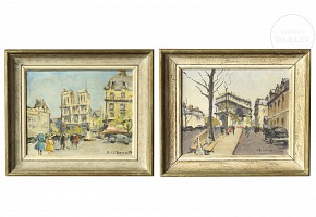 René Le Forestier (1903-1972) ‘Parisian landscapes’