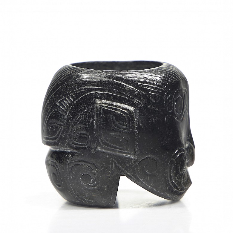 Anillo de arquero de jade 