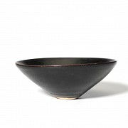 Black-glazed pottery bowl, Song dynasty