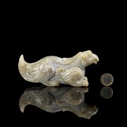 Carved jade figurine ‘Bird’, Han style