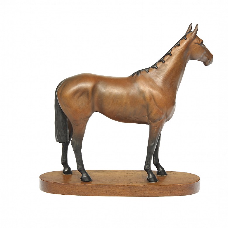 Cuatro caballos England Beswick Porcelain y Royal Doulton England