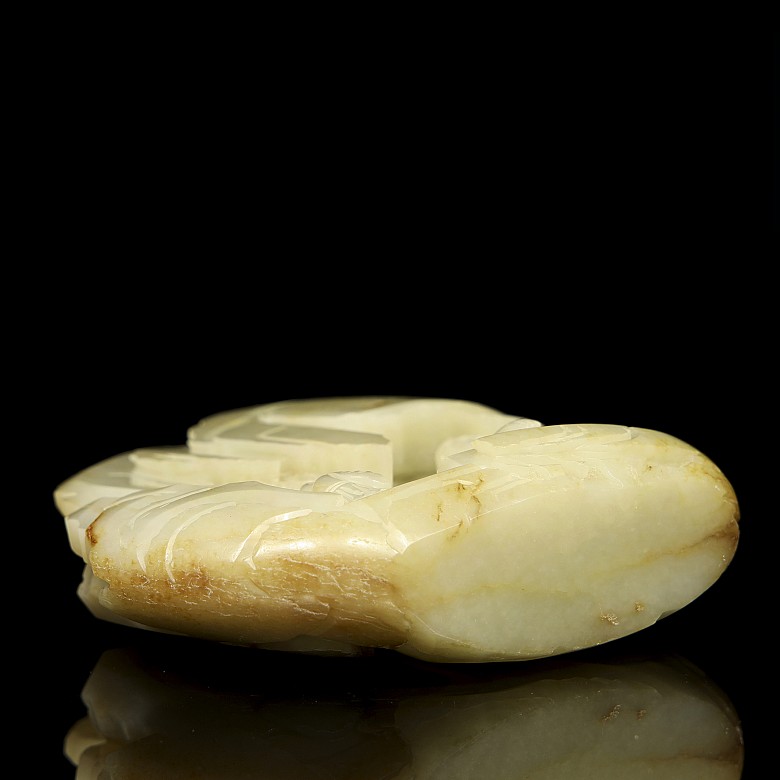 Jade in the shape of a carved mountain, 20th century