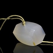 Drum-shaped onyx pendant, Qing dynasty, Qianlong