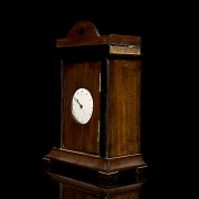 ‘Eardley Norton’ pocket watch with wooden stand, 19th century