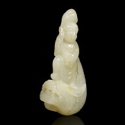 White jade figure 'Dragon Fish', Qing dynasty, Qianlong