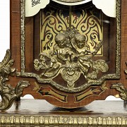 Louis XV style two-part clock, 20th century