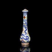 Porcelain Doucai paintbrus handle 