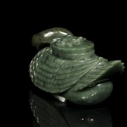 Swan-shaped jade vessel, 19th-20th century