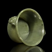 Green jade bowl, 20th Century - 20th Century