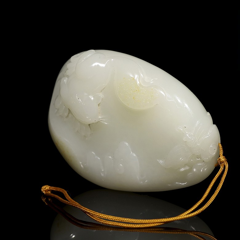 Colgante de jade blanco 