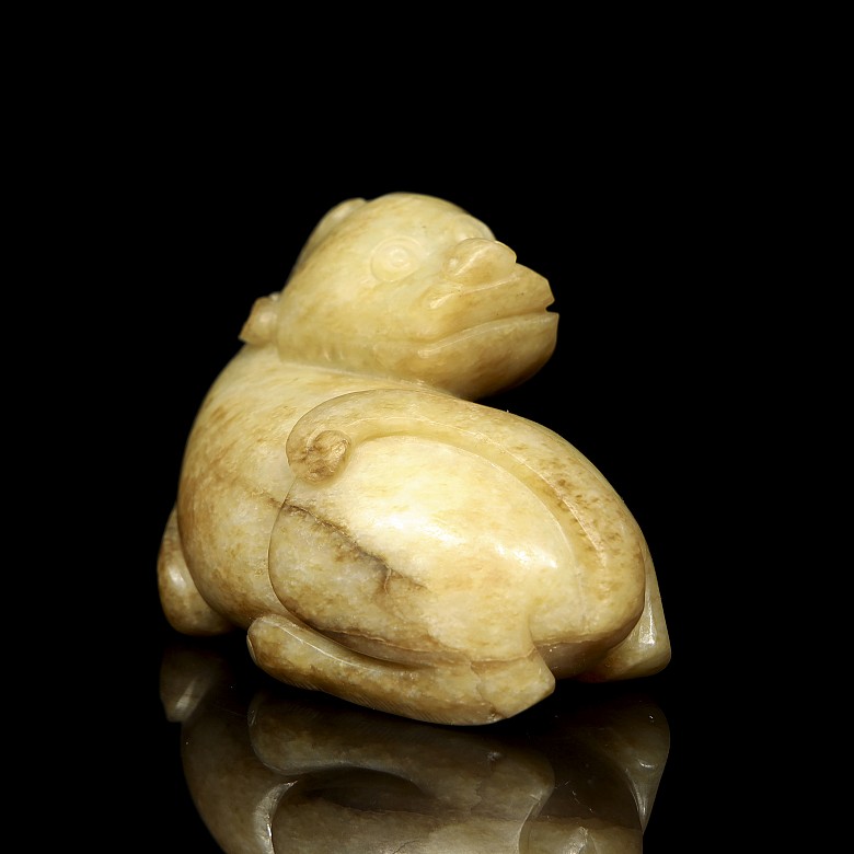 Carved jade figure 