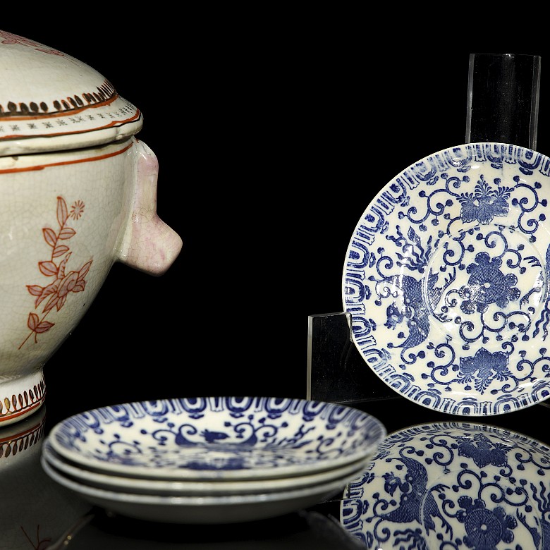 Lote de porcelana, Asia, s.XIX - XX