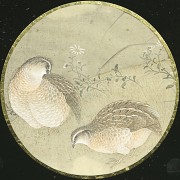 Chinese painting ‘Pair of Partridges’, Qing dynasty