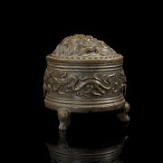 Carved stone censer ‘Dragons’, Han style