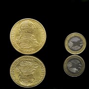 Gold coin ‘King Charles II’, Peru, 18th century