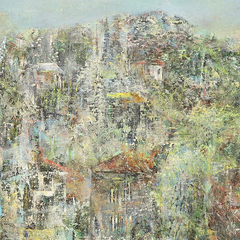 Makasheva (20th century) ‘Landscape’, 1995 - 1