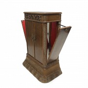 Vicente Andreu, between 1954 and 1968. Bar cabinet with carved decoration.