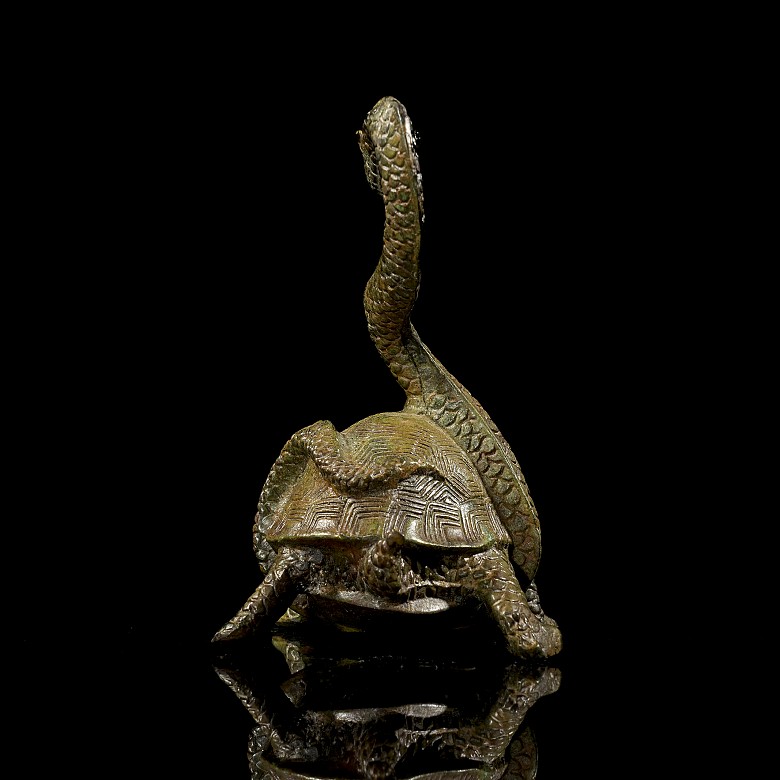 Bronze figure ‘Xuan Wu’, Qing dynasty