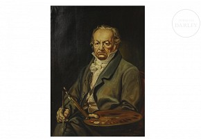 J. Castell “The painter Francisco of Goya”, 20th century