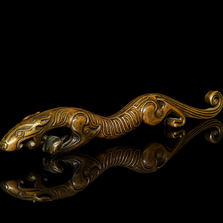 Bronze figurine ‘Tiger’, Han style