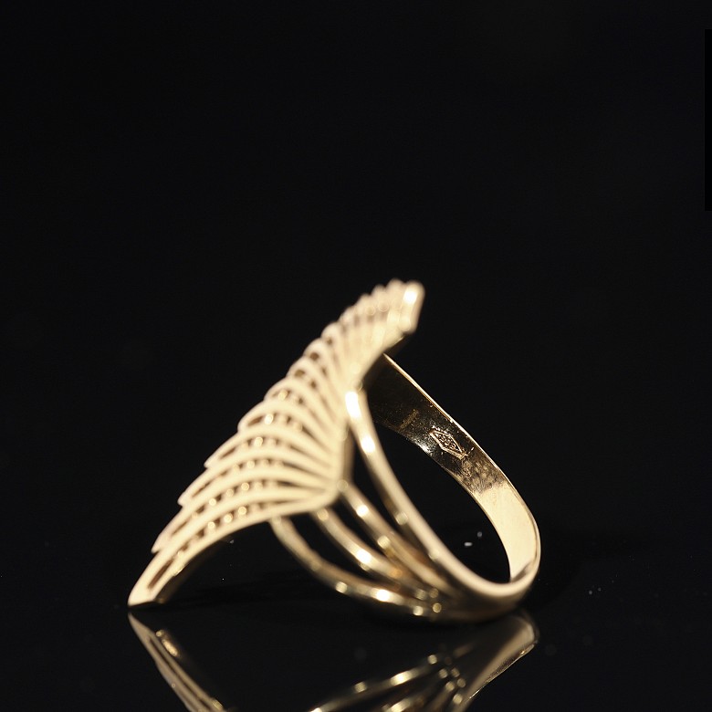 Anillo de oro amarillo de 14 k