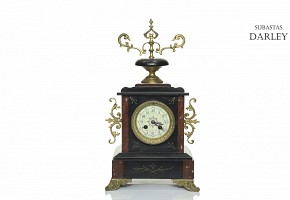 Desk clock, Napoleon III, 19th century