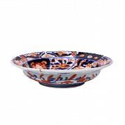 Imari porcelain bowl and plate, Japan