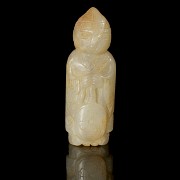 Carved jade figurine ‘Character’, Qing dynasty