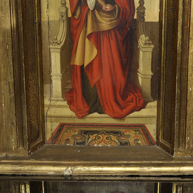 Altarpiece ‘Virgin Mary with the Child Jesus’, 19th century