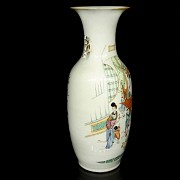 Chinese vase with palace scenes, 19th century