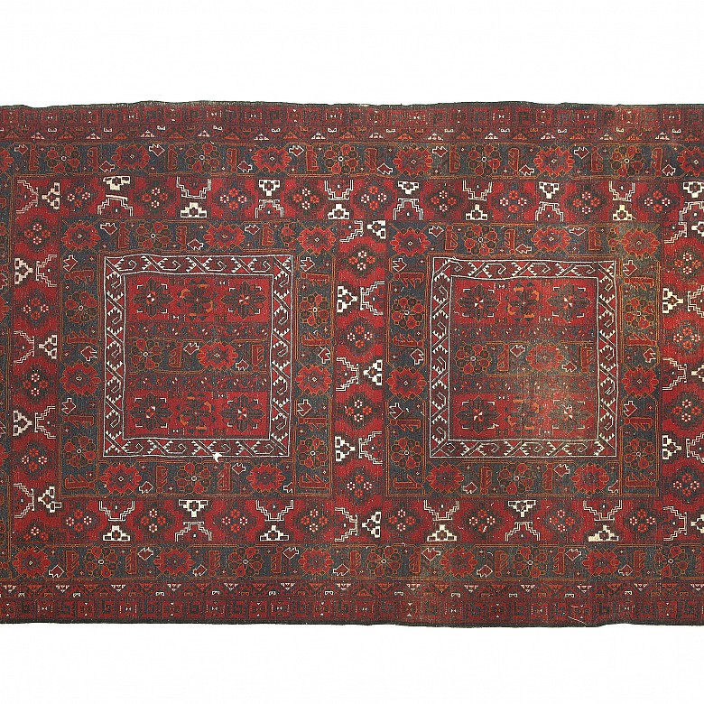 Small Persian woollen carpet, 20th century - 4