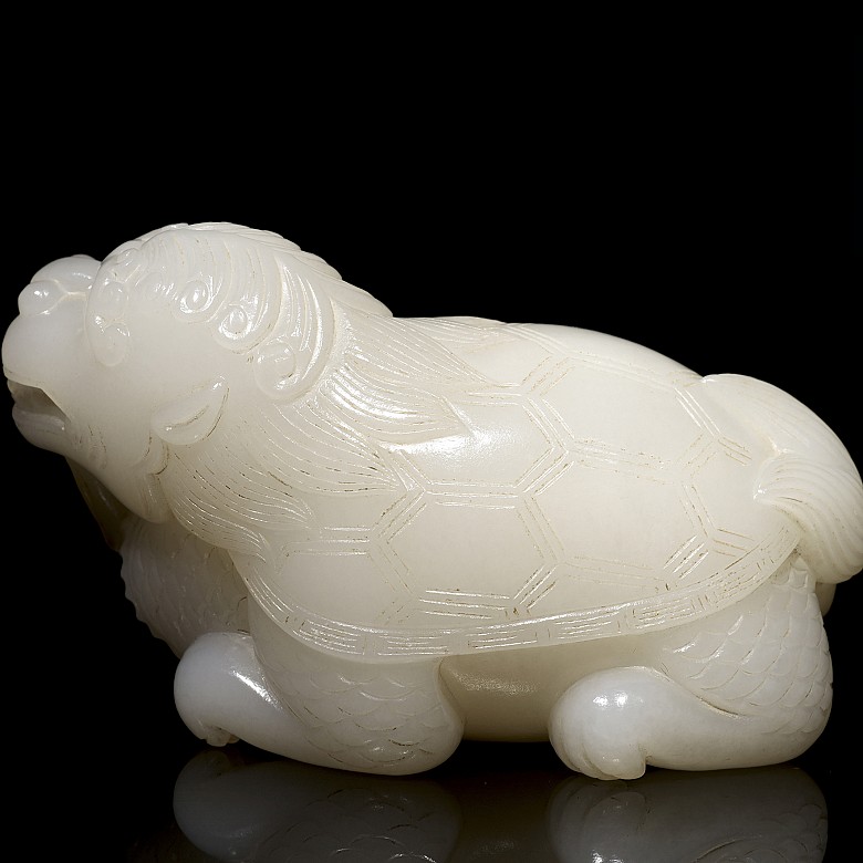 White jade figure 