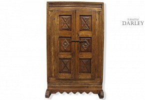 Rustic wooden closet, 20th century