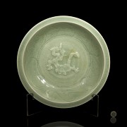 Celadon glazed ceramic bowl, 19th - 20th century