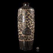 Ceramic vase with sgraffito decoration, Jin dynasty