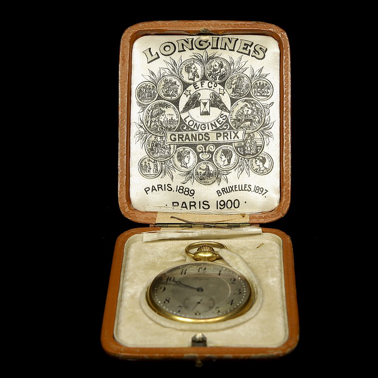 Longines ‘Grand Prix Paris’ pocket watch, 1900