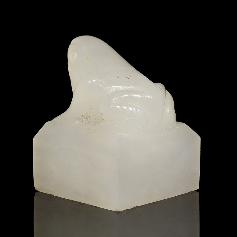 Small ‘Frog’ jade seal, Han dynasty