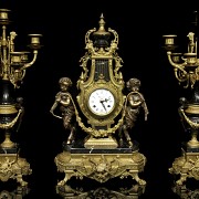 Louis XVI style, hinged clock, 20th century