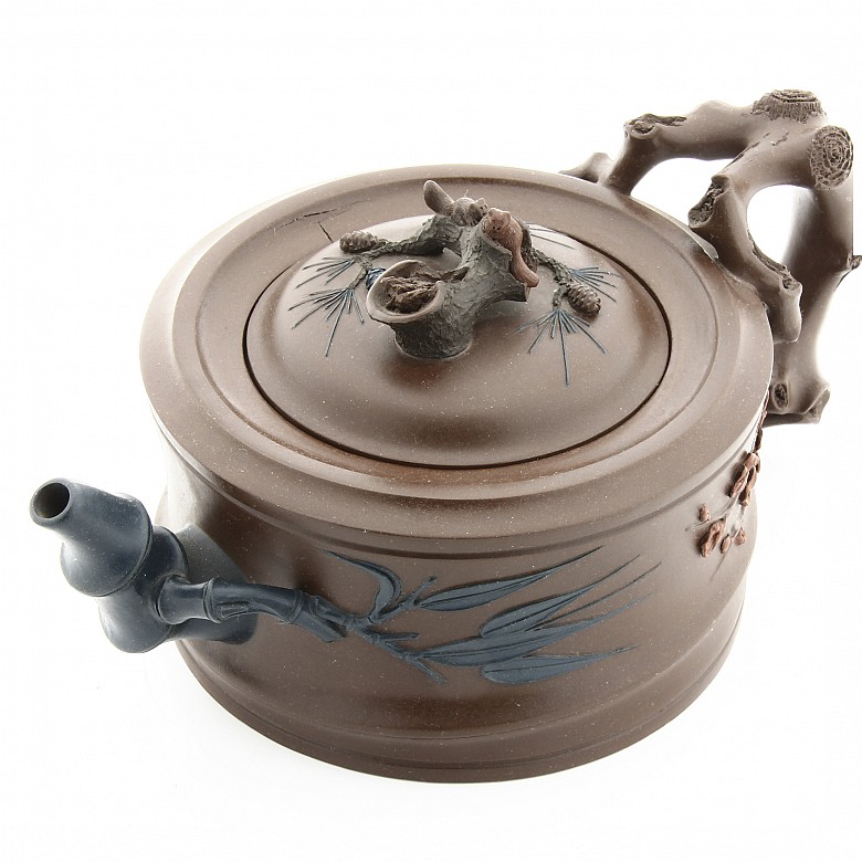 Beautiful clay teapot from Yixing.