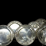 Ten ‘Sanborns’ Mexican silver plates