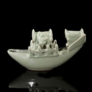 Glazed pottery Yandi ‘Embarkation’, Song dynasty