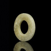 Carved and engraved jade ring, Eastern Zhou dynasty