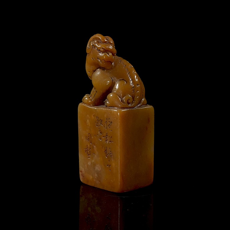 Shoushan ‘Beast’ stone seal, 20th century