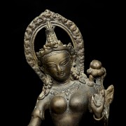 Metal figure ‘Syama Tara’, 20th century