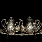 Silver coffee set, 20th century