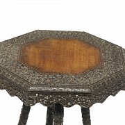 Asian carved wooden side table, early 19th century