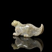 Carved jade figurine ‘Bird’, Han style