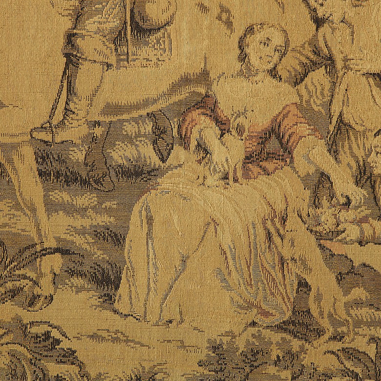 Mannerist tapestry ‘Escena galante’, 19th century