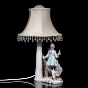 German porcelain lamp, 20th century